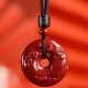 Chinese Zodiac Cinnabar Peace Necklace