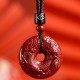 Chinese Zodiac Cinnabar Peace Necklace