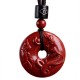 Chinese Zodiac Cinnabar Peace Necklace