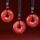 Chinese Zodiac Cinnabar Peace Necklace