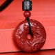 Chinese Zodiac Cinnabar Peace Necklace