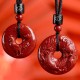 Chinese Zodiac Cinnabar Peace Necklace