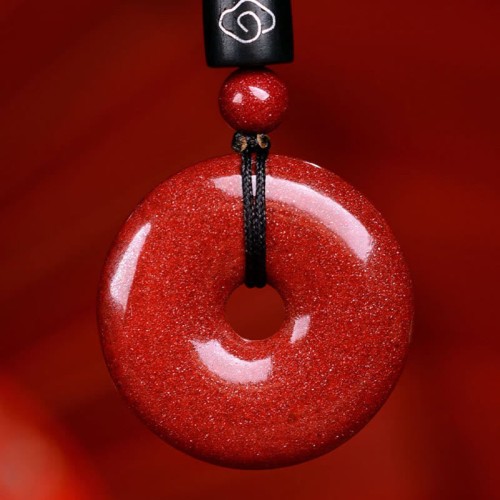 Chinese Zodiac Cinnabar Peace Necklace