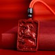 Chinese Zodiac Cinnabar Rectangle Calm Necklace Chinese Zodiac Cinnabar Rectangle Calm Necklace