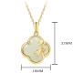 Hetian Jade Four Leaf Clover Bamboo Growth Necklace Hetian Jade Four Leaf Clover Bamboo Growth Necklace