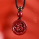 Cinnabar Zodiac Calm Phone Hanging Decoration Necklace Cinnabar Zodiac Calm Phone Hanging Decoration Necklace