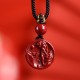 Cinnabar Zodiac Calm Phone Hanging Decoration Necklace Cinnabar Zodiac Calm Phone Hanging Decoration Necklace