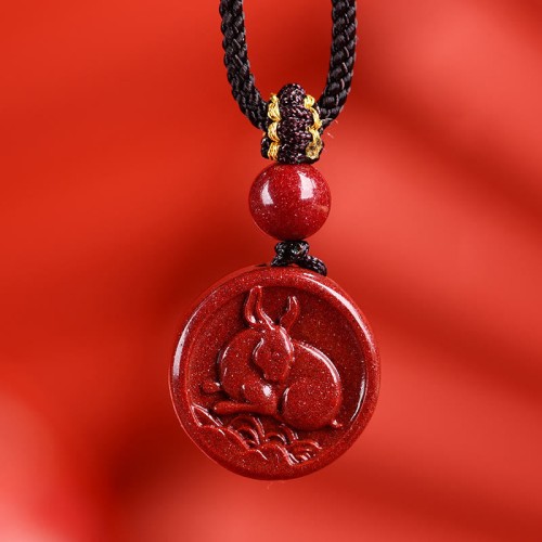 Cinnabar Zodiac Calm Phone Hanging Decoration Necklace Cinnabar Zodiac Calm Phone Hanging Decoration Necklace