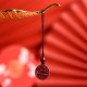 Cinnabar Zodiac Calm Phone Hanging Decoration Necklace Cinnabar Zodiac Calm Phone Hanging Decoration Necklace