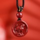 Cinnabar Zodiac Calm Phone Hanging Decoration Necklace Cinnabar Zodiac Calm Phone Hanging Decoration Necklace