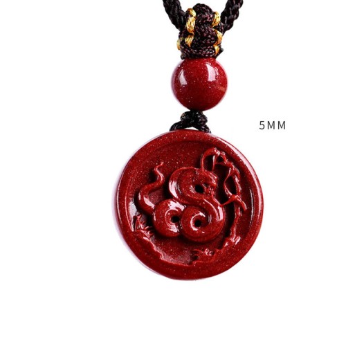 Cinnabar Zodiac Calm Phone Hanging Decoration Necklace Cinnabar Zodiac Calm Phone Hanging Decoration Necklace