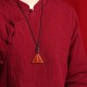 Cinnabar Amitabha Calm Pendant Necklace Cinnabar Amitabha Calm Pendant Necklace