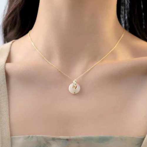 Hetian Jade Wheat Luck Necklace Pendant