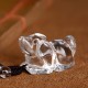 Chinese Zodiac White Crystal Protection Pendant Chinese Zodiac White Crystal Protection Pendant