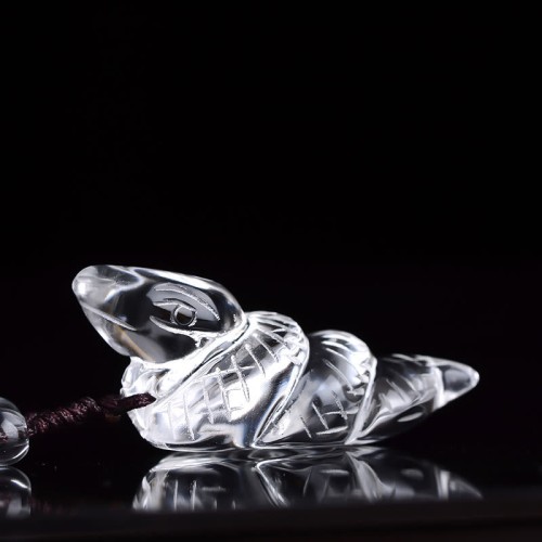 Chinese Zodiac White Crystal Protection Pendant Chinese Zodiac White Crystal Protection Pendant
