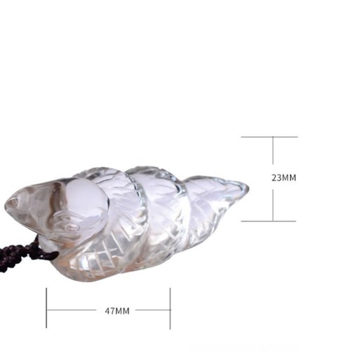 Chinese Zodiac White Crystal Protection Pendant Chinese Zodiac White Crystal Protection Pendant