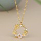 Sterling Silver Cubic Zirconia Shell Butterfly Blessing Necklace Sterling Silver Cubic Zirconia Shell Butterfly Blessing Necklace