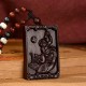 Zodiac Small Leaf Red Sandalwood Calm Pendant Zodiac Small Leaf Red Sandalwood Calm Pendant