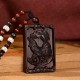 Zodiac Small Leaf Red Sandalwood Calm Pendant Zodiac Small Leaf Red Sandalwood Calm Pendant