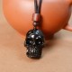 Black Obsidian Fulfillment Necklace Pendant