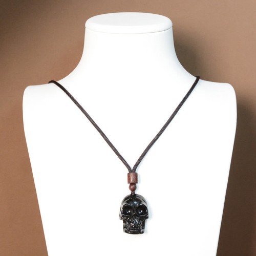 Black Obsidian Fulfillment Necklace Pendant