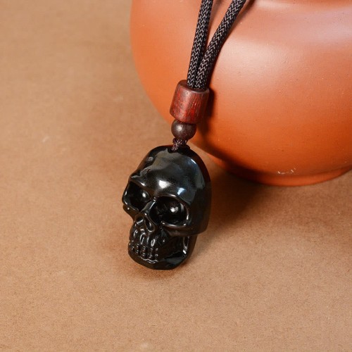 Black Obsidian Fulfillment Necklace Pendant