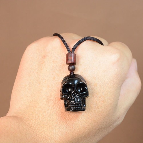 Black Obsidian Fulfillment Necklace Pendant