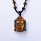 Tiger Eye Buddha Head Courage Necklace Tiger Eye Buddha Head Courage Necklace