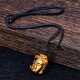 Tiger Eye Buddha Head Courage Necklace Tiger Eye Buddha Head Courage Necklace