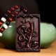 Zodiac Small Leaf Red Sandalwood Calm Pendant Zodiac Small Leaf Red Sandalwood Calm Pendant
