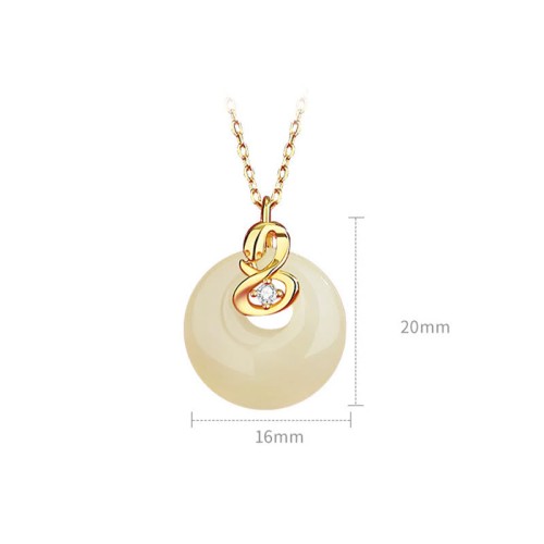 925 Silver Year of the Snake Blessing Necklace 925 Silver Year of the Snake Blessing Necklace