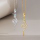 925 Silver Year of the Snake Green-eyed Snake Necklace 925 Silver Year of the Snake Green-eyed Snake Necklace