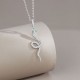 925 Silver Year of the Snake Green-eyed Snake Necklace 925 Silver Year of the Snake Green-eyed Snake Necklace
