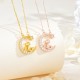 925 Silver Moon Snake Year Blessing Necklace 925 Silver Moon Snake Year Blessing Necklace