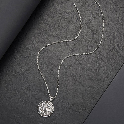 Titanium Steel Snake Balance Pendant Titanium Steel Snake Balance Pendant