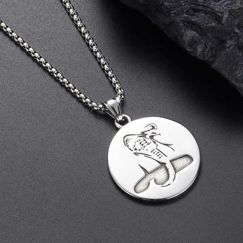 Titanium Steel Snake Balance Pendant Titanium Steel Snake Balance Pendant