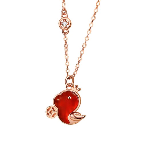 Hetian Jade Year of the Snake Blessing Necklace Pendant Hetian Jade Year of the Snake Blessing Necklace Pendant