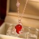 Hetian Jade Year of the Snake Blessing Necklace Pendant Hetian Jade Year of the Snake Blessing Necklace Pendant