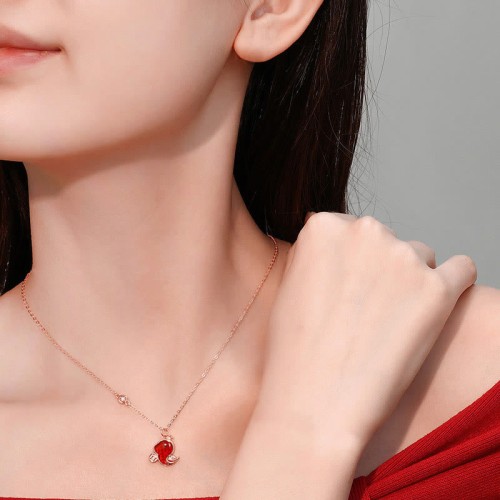 Hetian Jade Year of the Snake Blessing Necklace Pendant Hetian Jade Year of the Snake Blessing Necklace Pendant
