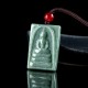Formless Buddha Jade Square Amulet Necklace Formless Buddha Jade Square Amulet Necklace