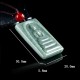 Formless Buddha Jade Square Amulet Necklace Formless Buddha Jade Square Amulet Necklace