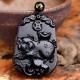 Chinese Zodiac Obsidian Purification Necklace Chinese Zodiac Obsidian Purification Necklace
