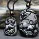 Chinese Zodiac Obsidian Purification Necklace Chinese Zodiac Obsidian Purification Necklace