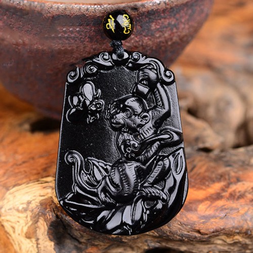 Chinese Zodiac Obsidian Purification Necklace Chinese Zodiac Obsidian Purification Necklace