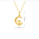 999 Gold Moon Year of the Snake Necklace