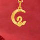 999 Gold Moon Year of the Snake Necklace