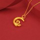 999 Gold Moon Year of the Snake Necklace