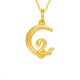 999 Gold Moon Year of the Snake Necklace