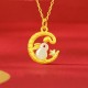 999 Gold Snake Rabbit Year Luck Necklace 999 Gold Snake Rabbit Year Luck Necklace