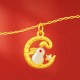 999 Gold Snake Rabbit Year Luck Necklace 999 Gold Snake Rabbit Year Luck Necklace